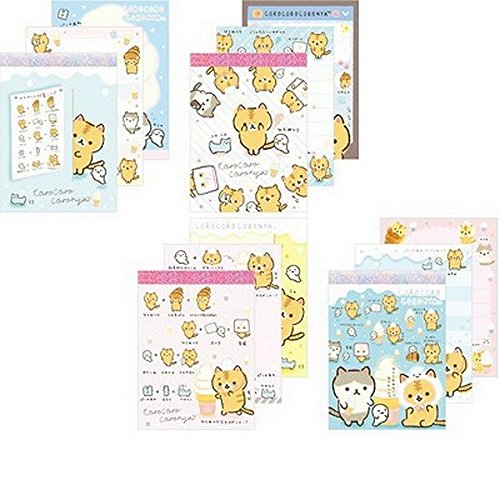 ころころコロニャ クリームみたいになりたいニャテーマ クロスメモ 4種セット MW35701