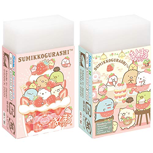 すみっコぐらし 喫茶すみっコでいちごフェアテーマ まとまるくん (消しゴム) 2個セット KS54301