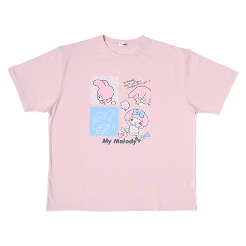 Character Wear - [サンリオ] オーバーサイズTシャツ マイメロディ 本体:ポリエステル65%・綿35%リブ部分:ポリエステル62%・綿33%・ポリウレタン5% 607681