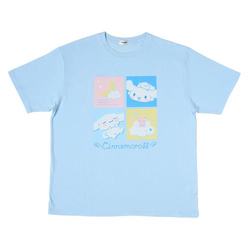 Character Wear - [サンリオ] オーバーサイズTシャツ シナモロール 本体:ポリエステル65%・綿35%リブ部分:ポリエステル62%・綿33%・ポリウレタン5% 607827