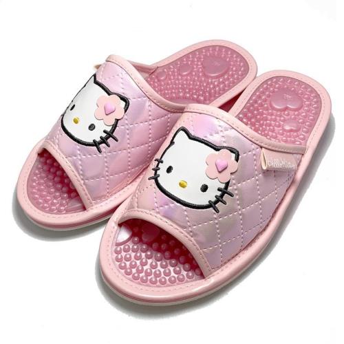 Character Wear - [Sanrio] 日本製健康サンダル サンリオキルト SAHS007 (ピンク ハローキティ, LL 25.0 cm)
