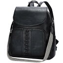 VASCHY リュック レディース, 小さめ バッグパック PUレザー 撥水加工 3way フラップ ショルダーバッグ ハンドバッグ 通勤 通学 旅行 ギターシ...