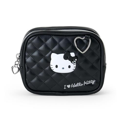 Character Wear - サンリオ(SANRIO) ポーチ（I Love Hello Kitty） ハローキティ ブラック 小物入れ 275671
