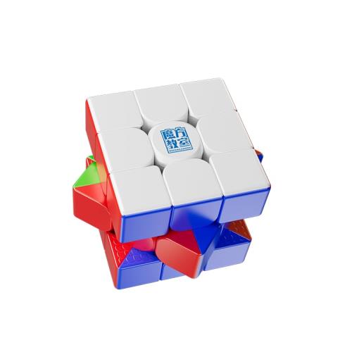 MoYu Meilong3Mv2 磁石内蔵 3x3x3 競技用キューブ 初中高級者向け 国際標準六色ステッカーレス マグネット版 つや消し スムーズ回転 簡易包装お得版