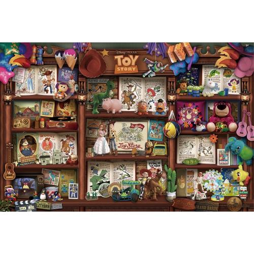 エポック社（EPOCH） 1000ピース ジグソーパズル ディズニー パズルデコレーション コラージュ Bookshelf/Toy Story（ブックシェルフ/トイ ストーリー） （50×75cm） 97-707s のり付き ヘラ付き デコレーションステッカー付き