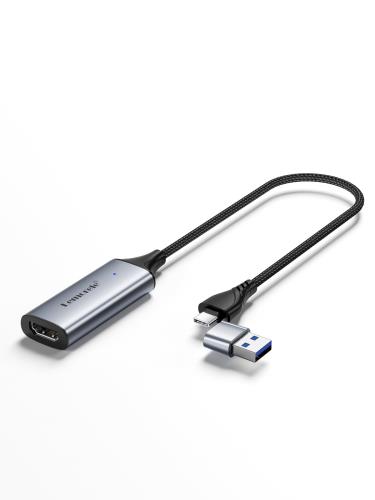 ビデオキャプチャカード キャプチャーボード HDMI Switch対応 ゲームキャプチャー 1080P/4K＠60Hz USBType C 2 in 1 小型軽量 ゲーム録画/HDMIビデオ録画/ライブ配信用 Windows/Linux/MAC/Android/iPadOS17に適用