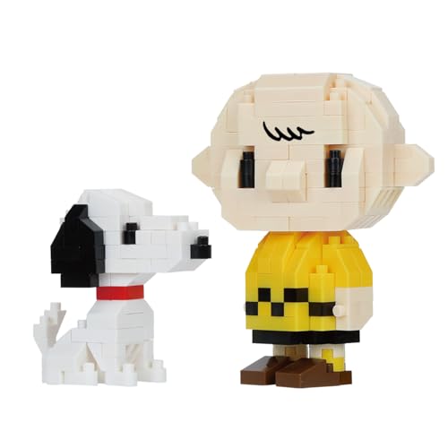 カワダ(Kawada)ナノブロック チャーリー・ブラウンとスヌーピー NBH_252 4.5×14×14cm 12才以上 インテリア ホビー NBH_252