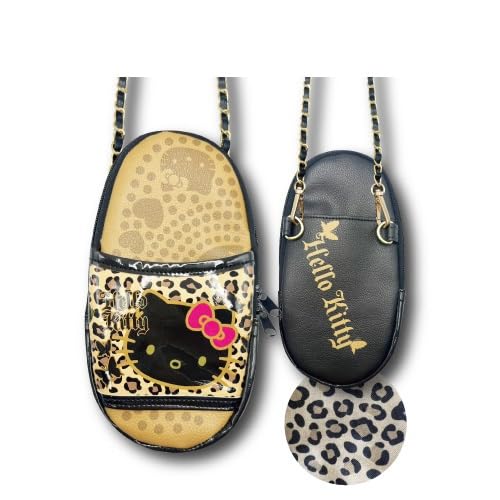 畑山商事 サンリオ ギャルシリーズ サンダル型ポシェット ハローキティ ブラック 約H21×W11×D4cm 33203..