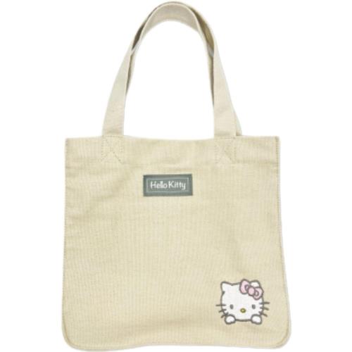 畑山商事 サンリオ カラー帆布シリーズ スクエアトートバッグ ハローキティ 約H23×W23×D10cm 64202968