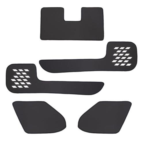 楽天FIDELAYOURS（ユアーズ）, フリード GT系 専用 キックガード3点セット[レザー調/ボルドー] デザイン 縫製 日本製 インパネ ドアトリム グローブボックス FREED GT 傷 汚れ 防止 カスタムキックガード 保護 y608-034leatherbordeaux [5] S