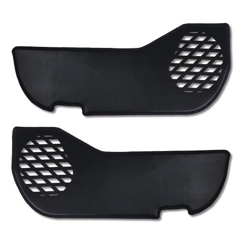 楽天FIDELAYOURS（ユアーズ）, 40系 アルファード ヴェルファイア 専用 ドアトリムガード 2PCS[レザー調/レッド] キックガード デザイン 縫製 日本製 傷 汚れ 防止 カスタム インパネカバー 保護 プロテクター コンソール y507-018-leather-red [5] S