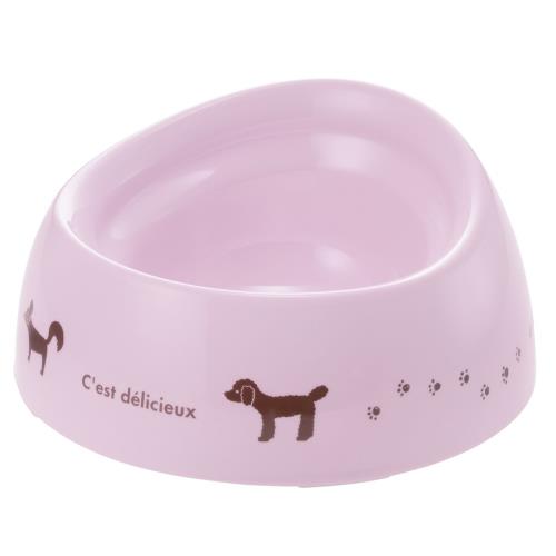 Tableware - リッチェル 食べやすいドッグディッシュ Mサイズ 深型 ピンク