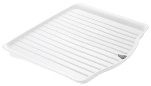 リッチェル シリコーン 水切りトレー ホワイト L ラクール ドレイニングトレー 抗菌加工