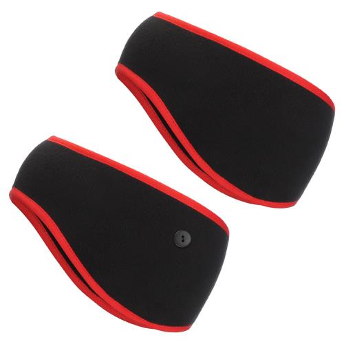 [PATIKIL] イヤーウォーマーヘッドバンド、2パックのポーラーフリースイヤーウォーマーウィンター伸ば..