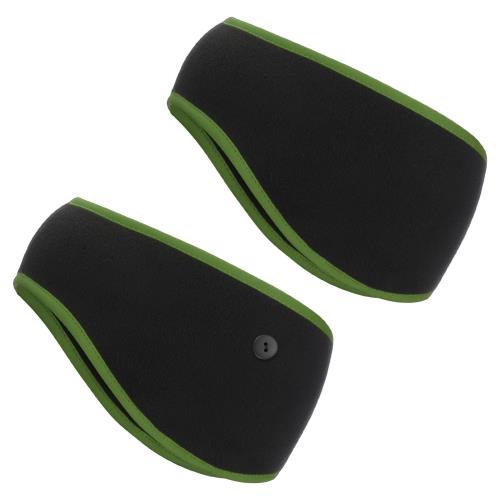 [PATIKIL] イヤーウォーマーヘッドバンド、2パックのポーラーフリースイヤーウォーマーウィンター伸ば..