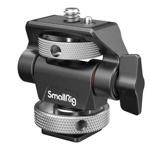 乐天商城 - SMALLRIG モニターマウント 左右360度回転可能 前後180度調節可能/モニターを回転および傾斜させる/5/ inches および7/ inches モニター用/伸縮性のある位置決めピンとコールドシューブラケット付き 2905B