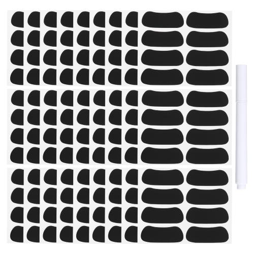 PATIKIL 112 ペア スポーツ用 アイ黒ステッカー アンダーアイ黒ストリップフットボールフェイスステッ..