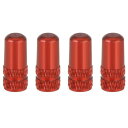 YFFSFDC 自転車 仏式 バルブキャップ 4個セット アルミ合金製 タイヤ バルブ キャップ アルミバルブキャップ フレンチバルブ ロードバイク ドレスアッ...