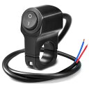 YFFSFDC バイク スイッチ 防水 12V 22mm ヘッドライトフォグスポットライト ハンドルスイッチ 取付け 簡単 ハンドルバーオートバイク用 1個入り (ON/OFF 12V 22mm)(2)