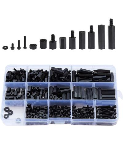 YFFSFDC M3 ナイロン 六角スペーサー 六角ねじナット 六角ネジ 基板固定 精密機械に PCBボード 収納ケ..