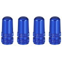YFFSFDC 自転車 仏式 バルブキャップ 4個セット アルミ合金製 タイヤ バルブ キャップ アルミバルブキャップ フレンチバルブ ロードバイク ドレスアッ...