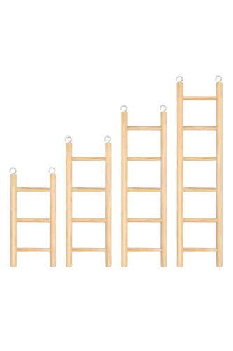 パッケージ内容木製オウムはしご4種類のサイズをお届けします。 異なるサイズの木製オウムはしごは、ペットやオウムの遊びのニーズを満たします。 高品質な素材厳選された天然木とエンドステンレス鋼のフックで作られています,さびにくい,安定性と耐久性...