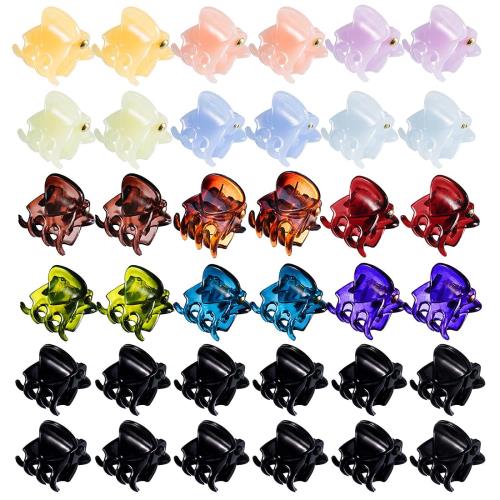 YFFSFDC ミニ ヘアクリップセット 36個セット バンスクリップ 前髪クリップ シンプルなヘアアクセサリー