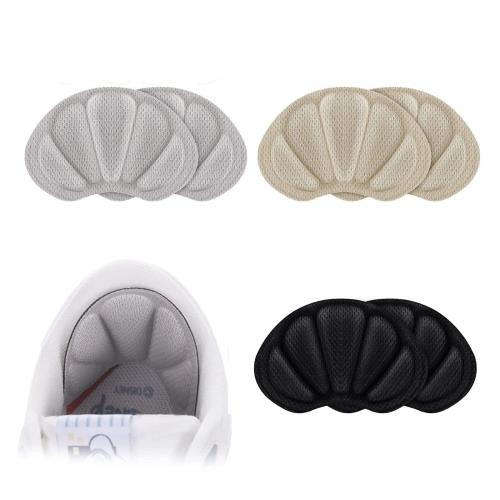 YFFSFDC かかとパッド パカパカ防止 靴ずれ防止 滑り止め サイズ調整 革靴 スニーカー 靴擦れ防止 かかと 踵保護 かかと修理 パッチ シューズ補修材 革靴 スニーカー かかと 貼るだけで簡単 3ペア (肌の色/グレー/黒)