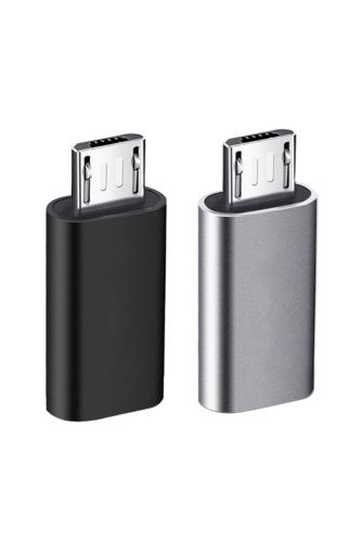 YFFSFDC USB-C → Micro USB アダプタ Type-C (メス) to Micro USB (オス) 変換アダプタ 2個入り マイク..
