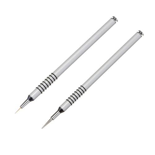 YFFSFDC 毛筆 鋼筆 面相筆 極細 筆 2本セット 金属製 プラモデル 模型 ペイントブラシ