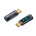 YFFSFDC USB4.0 Type C 変換アダプタ LEDワットスクリーン表示2個セット PD対応 240W急速充電 8K@60Hz映像出力 オス-メス ...