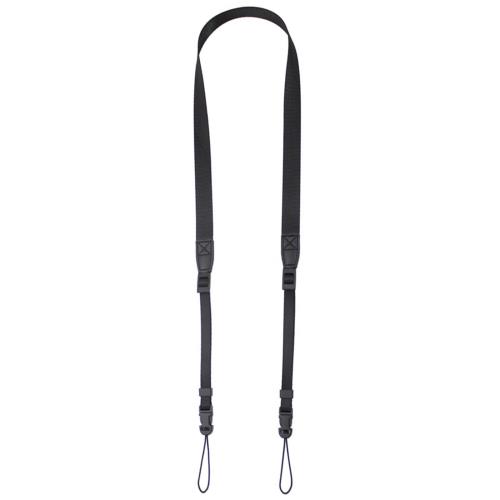 [サムコス] カメラ ショルダー ネック 長さ調節可能 カメラ ストラップ 一眼レフ コンパクトカメラ デジカメなど用 (ブラック)