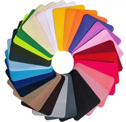 YFFSFDC 補修パッチ アイロン29枚セット長方形9.5cm×12.5cm アイロン接着 貼付パッチ リペア ダウンジャケット コート着 衣類の補修 テント...