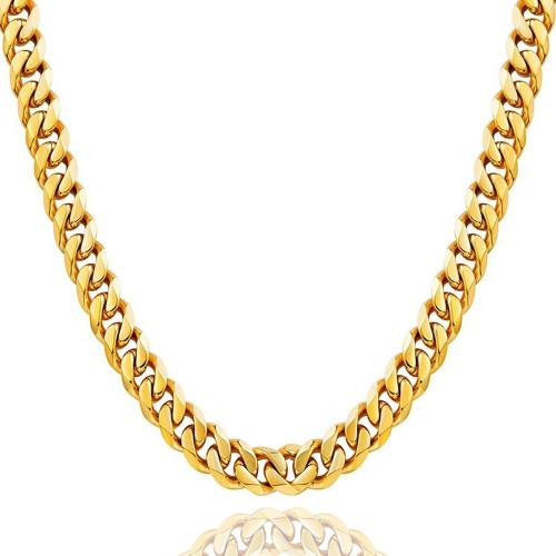 [サムコス] ネックレス メンズ チェーン 55cm ゴールド ステンレス 喜平ネックレス チタンネックレス ..