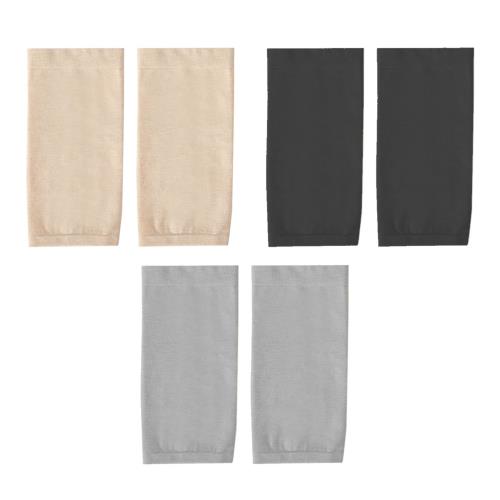 [YFFSFDC] タトゥー隠し アームカバー6枚3双入り 肌色+黒+グレー メンズ レディース 二の腕サポーター カバー 薄型 綿 引き締め 伸縮性 通気性 吸水速乾 UVカット 日焼け対策
