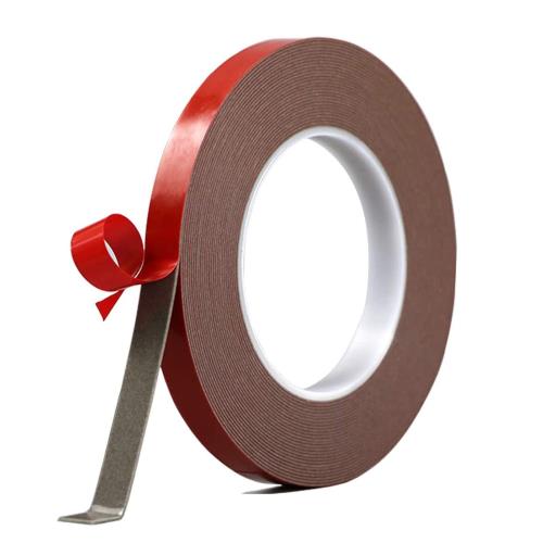 製品規格サイズ：幅8mm×長さ10m×厚さ0.8mm。材質：アクリルフォーム 特徴耐候性、耐油性にも優れ、長時間高い接着力を維持します。そして、基材を灰色に加工しているため、テープが目立ちにくくなっています。 品質両面テープ超強力タイプで、...