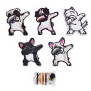 サムコス 刺しゅうパッチ アイロンワッペン 5個入り アニメ動物 ファッション かわいい ファッション 個性 多種多様なデザイン DIY装飾 アクセサリー 衣類...