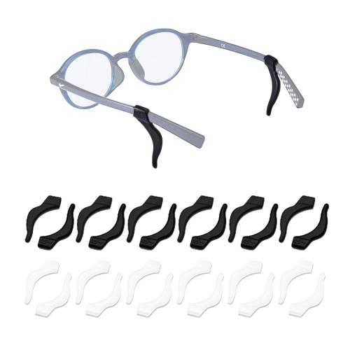[サムコス] メガネロック 眼鏡固定 耳フック メガネストッパー 12組入り 耳 メガネ 眼鏡 滑り止め 固定..