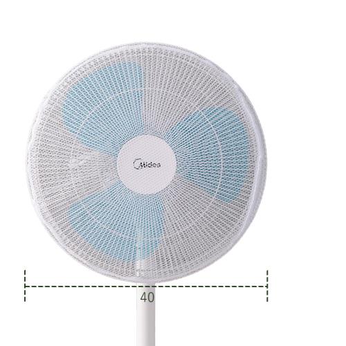 扇風機カバー 扇風機安全カバー 直径40～45cm 紐で固定するタイプ 安全 ファンカバー 赤ちゃん 子ども 指はさみ防止 セーフティーネット 家庭用 業務用（ホワイト+ブラック）