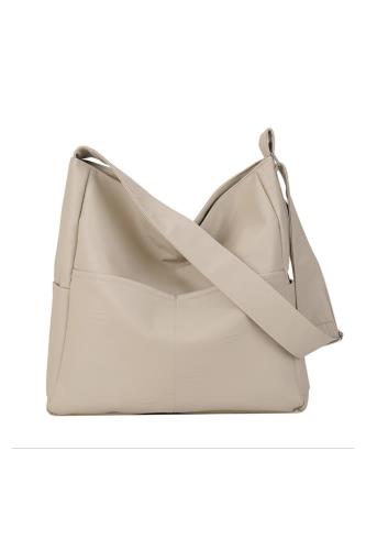 [YFFSFDC] ショルダーバッグ レディース 軽量 大容量 2WAY 肩掛け 斜め掛け a4対応 通勤 通学 出張 旅行 (ホワイト ﻿)