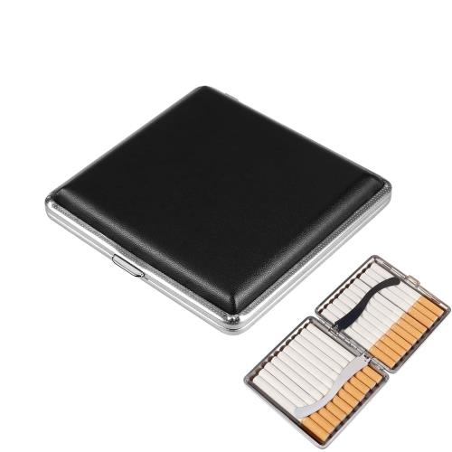 サムコス シガレットケース 皮革調 収納 (20本収納可能) おしゃれ かっこいい 男女兼用 たばこケース ..