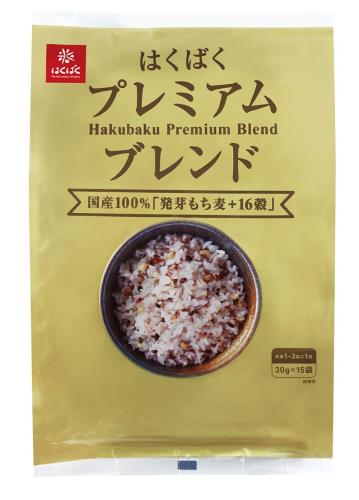 はくばく プレミアムブレンド 国産発芽もち麦＋16穀 雑穀米 450g×1袋のサムネイル