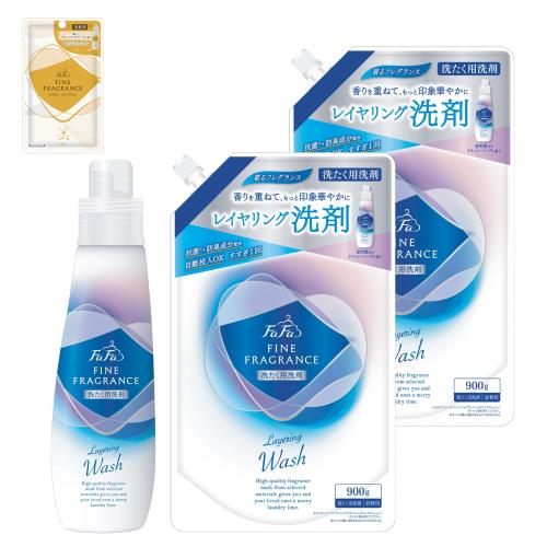 ファーファ 洗濯用 液体 洗剤 ファイン フレグランス レイヤリング ウォッシュ クラッシー ソープ の香..