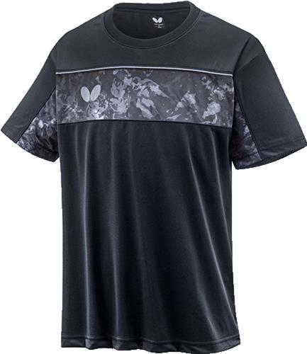 [バタフライ] ゲームシャツ ラセナ・Tシャツ ブラック(278) SS