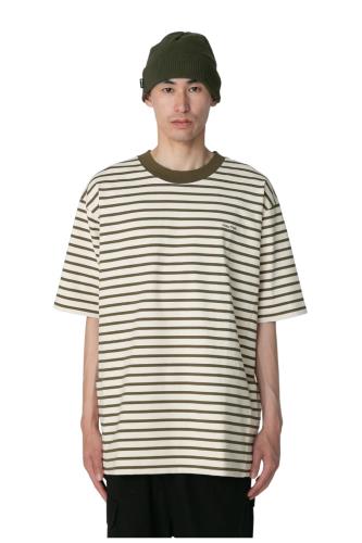 [スノーピーク] Heavy Cotton Border T-Shirt
