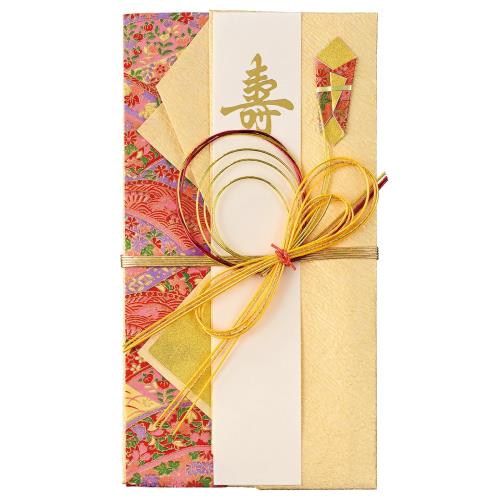 マルアイ 紙 口糊 祝儀袋 結婚式 デザイン 和風 ひより 赤 1枚 キ-646R