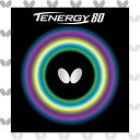 バタフライ(Butterfly) 卓球 ラバー テナジー・80 裏ソフト テンション (スピン) 05930 レッド 特厚