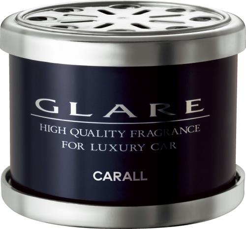 晴香堂(HARUKADO) カーオール 車用 芳香剤 グレア 缶 プラチナシャワー 60g 1754