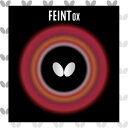 バタフライ(Butterfly) 卓球 ラバー フェイント OX ツブ高 1枚 (スポンジ無し) 00060 レッド FEOXR