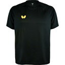 バタフライ(Butterfly) 卓球 半袖Tシャツ ウィンロゴ・TシャツII 男女兼用 ブラック/ゴールド(956) O 46420